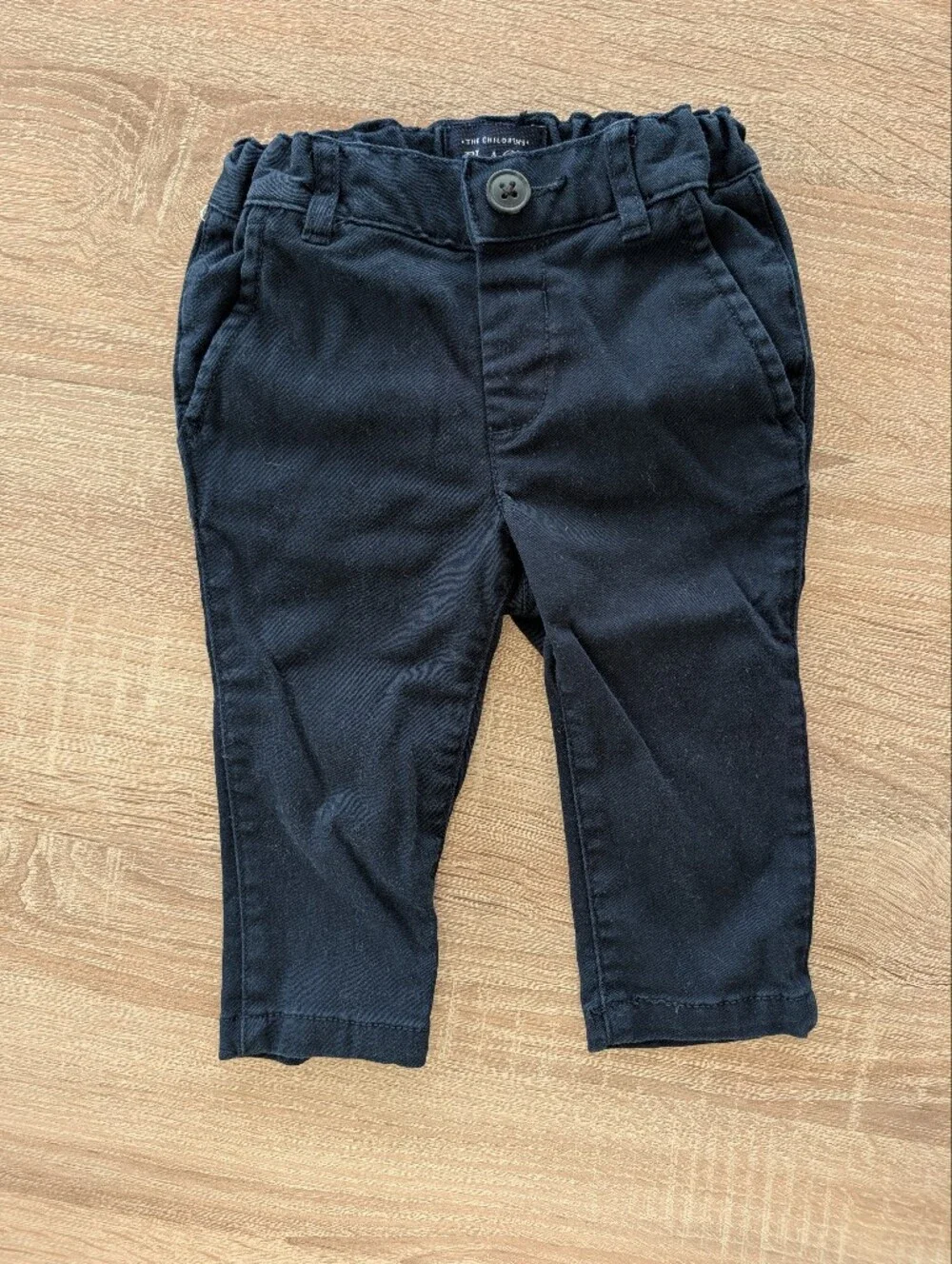 The Children's Place Navy Elastic Waist Chino-Style Pants